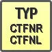 Piktogram - Typ: CTFNR/L